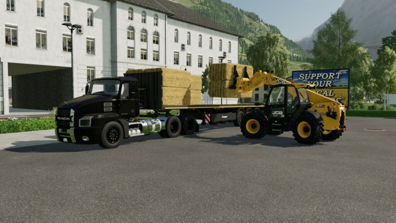 Krone Flatbed Semitrailer