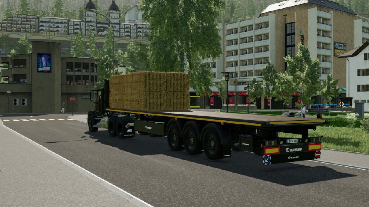 Krone Flatbed Semitrailer