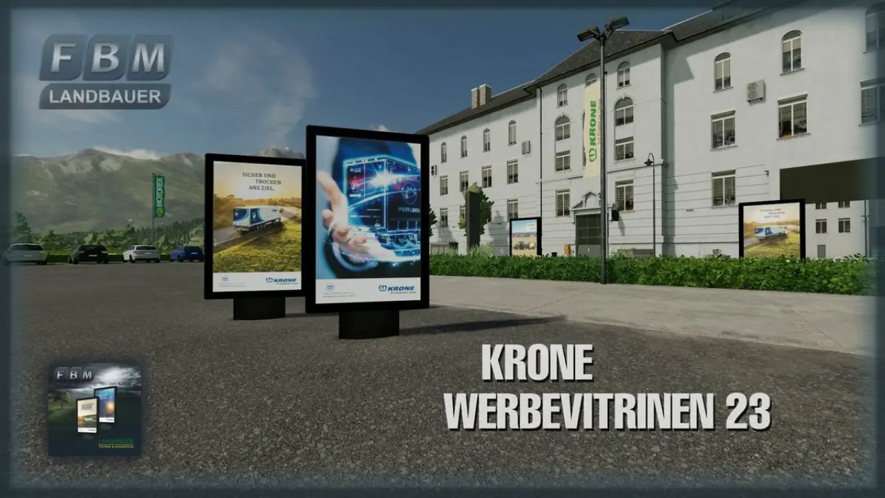 Werbevitrine Krone II 23