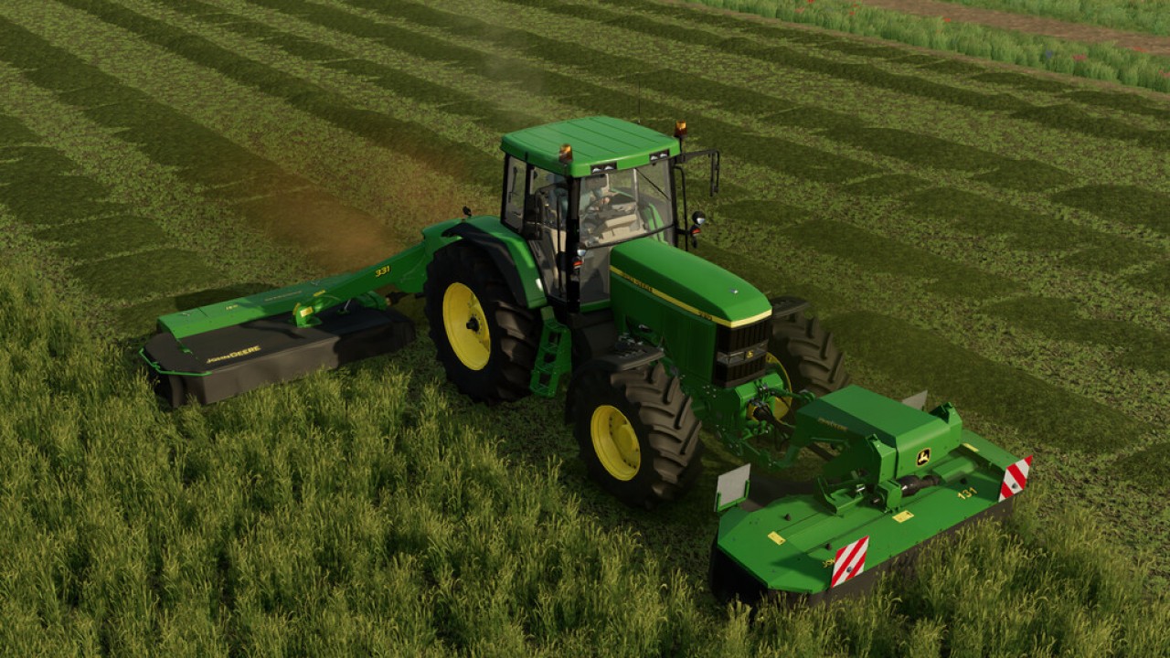 Набор косилок Kuhn и John Deere