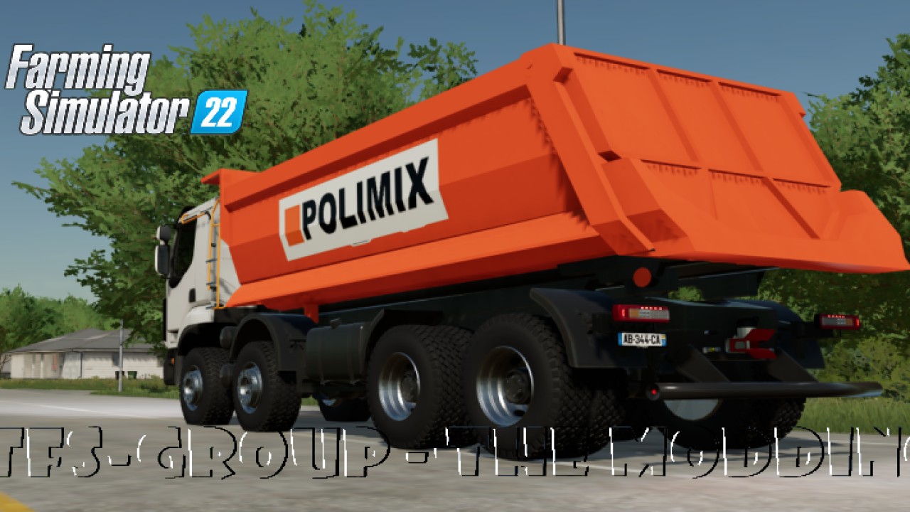 LANDER 8X4 BENNE POLIMIX