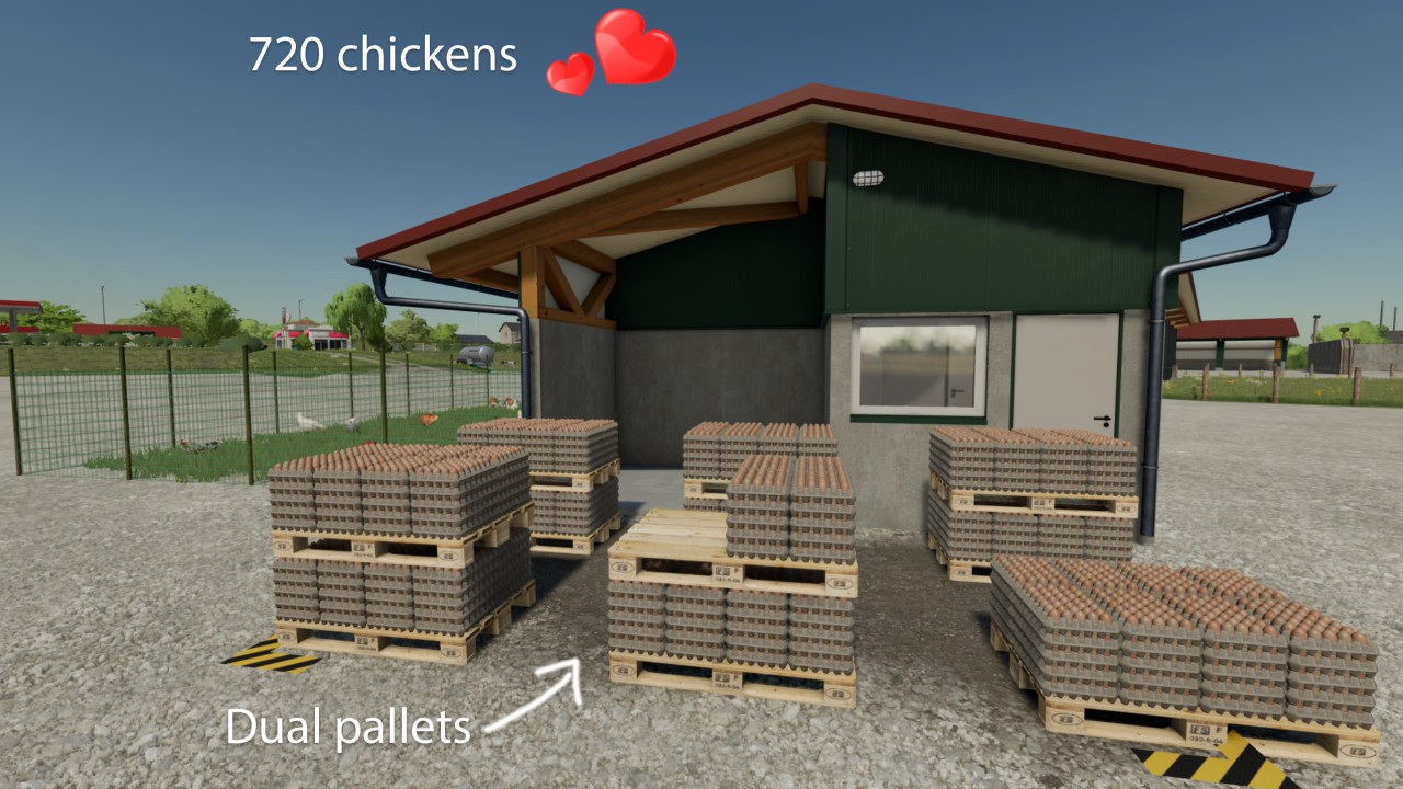 Large chicken coop