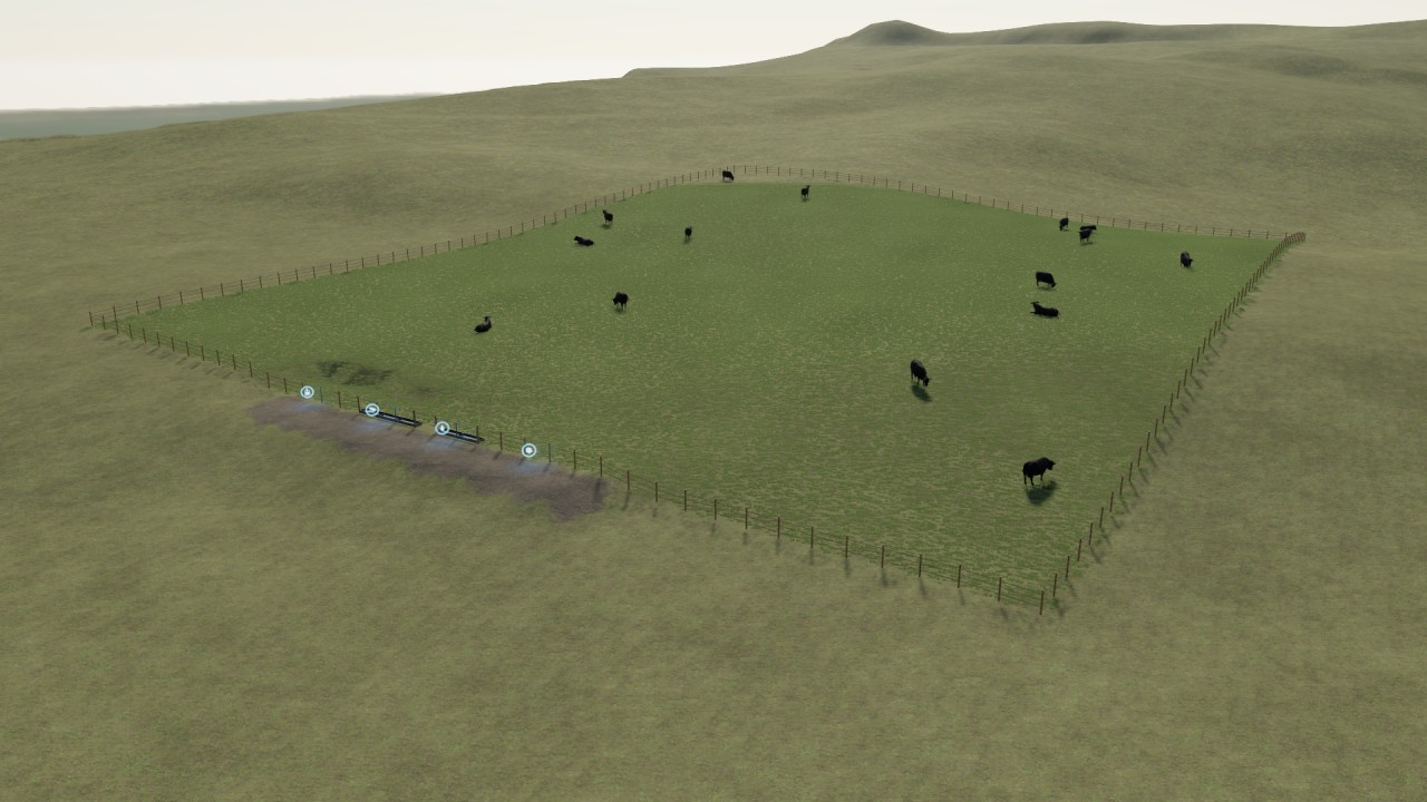 Grande recinto per mucche