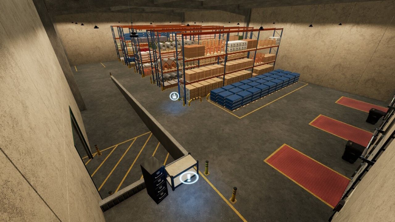 Großes Logistik Lagerhaus