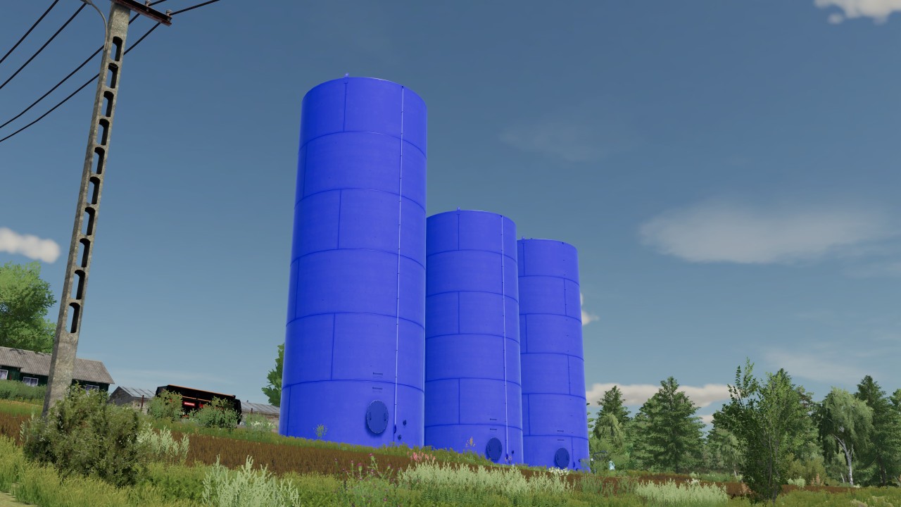 Grandes tanques de almacenamiento