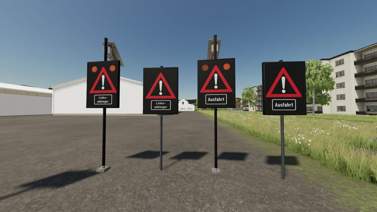 Panneaux de signalisation à LED