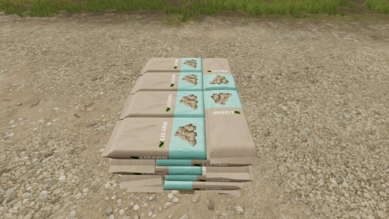 Liftable Pallet With Stones