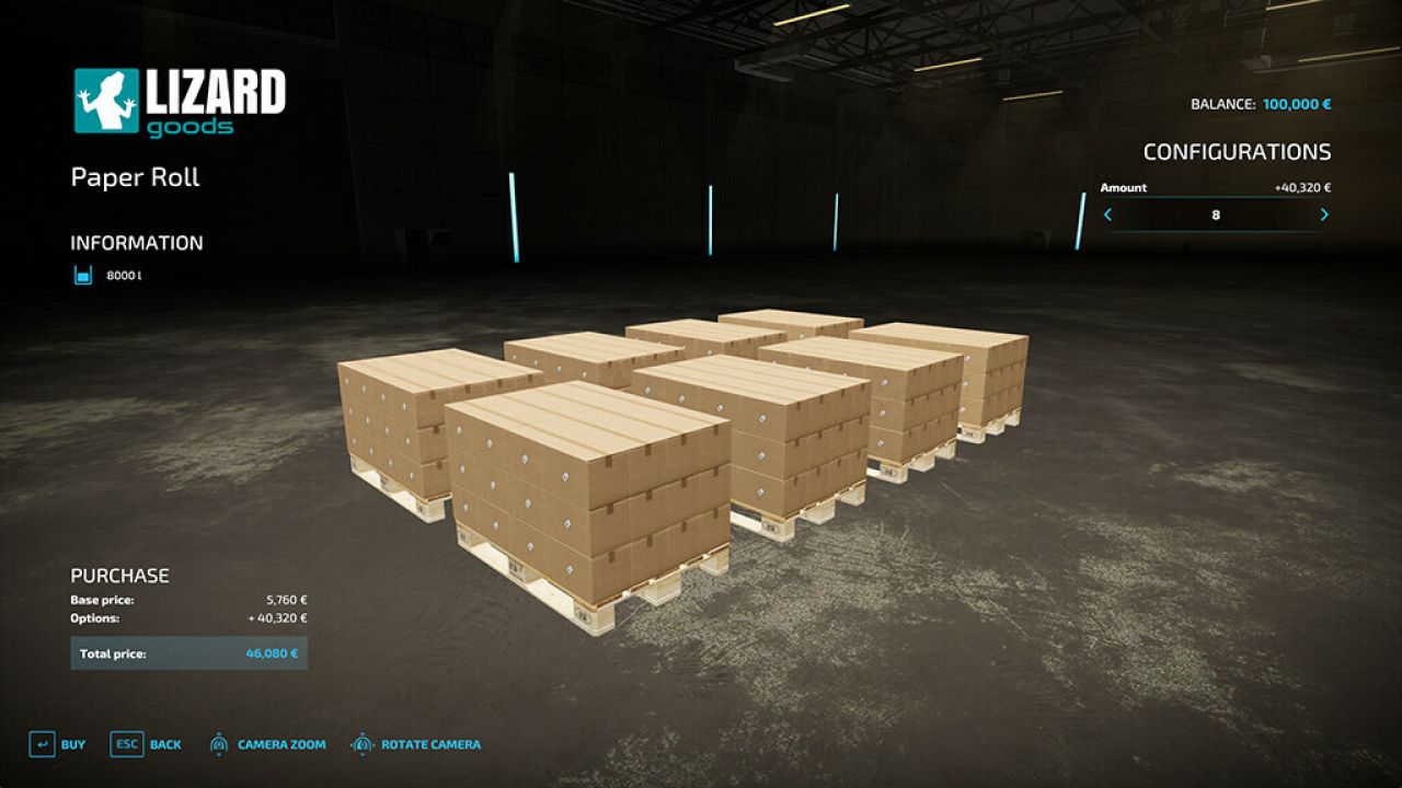 Liftable Pallets For Platinum Expansion