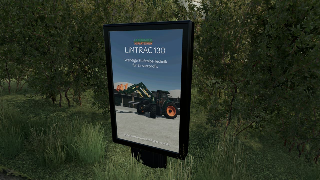 Lintrac 23 advertising display