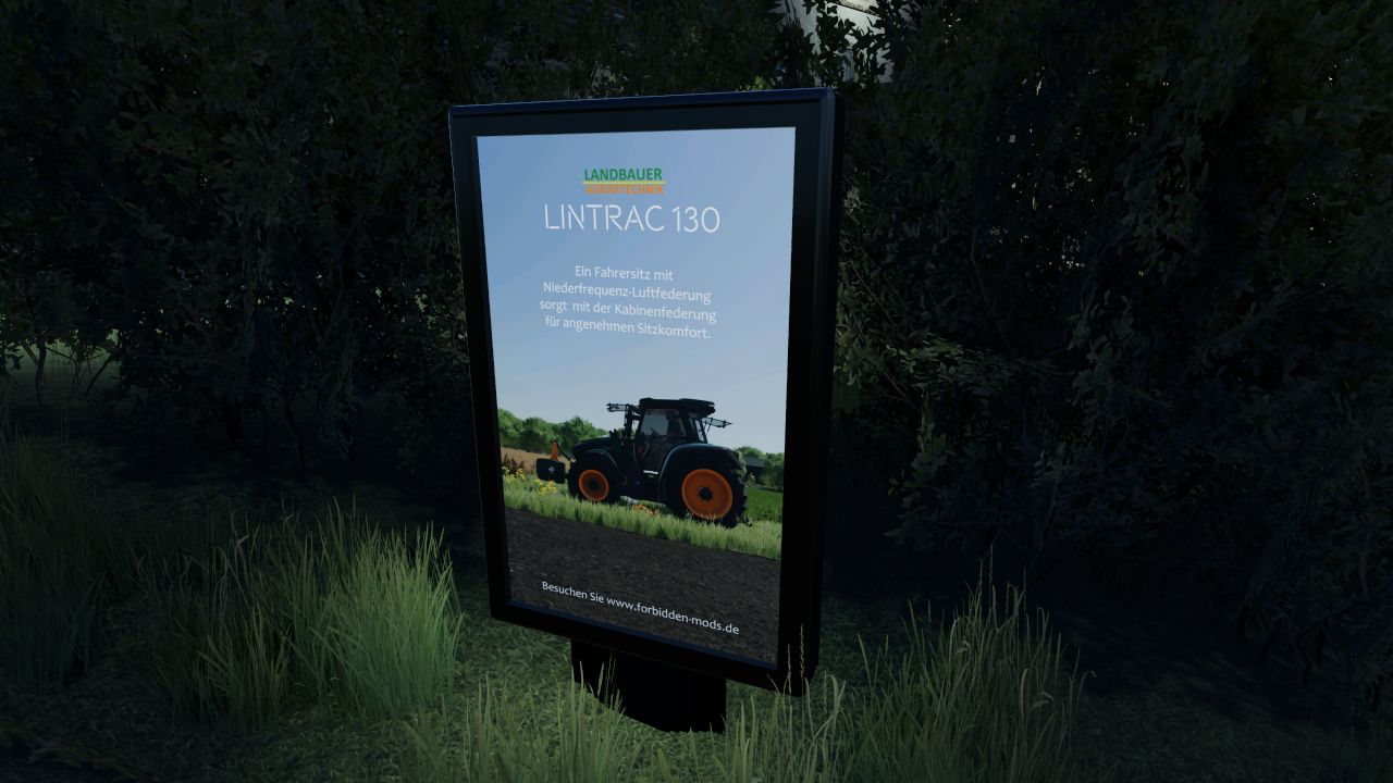 Lintrac 23 advertising display