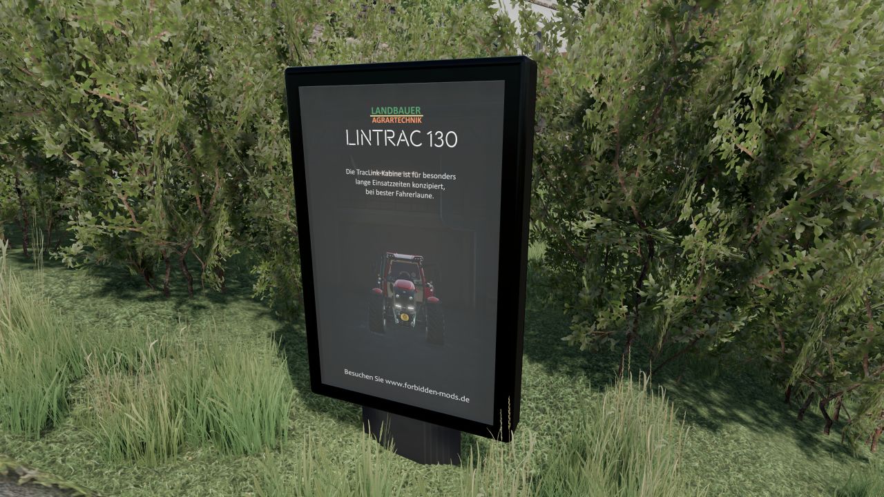 Lintrac 23 advertising display