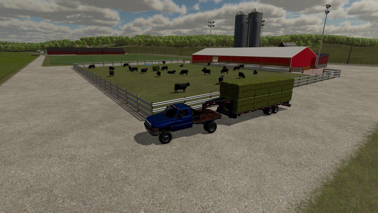 Lizard Gooseneck Bale Trailer (autoload)