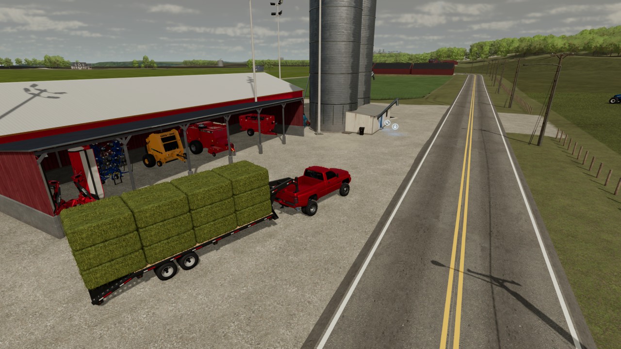 Lizard Gooseneck Bale Trailer (autoload)