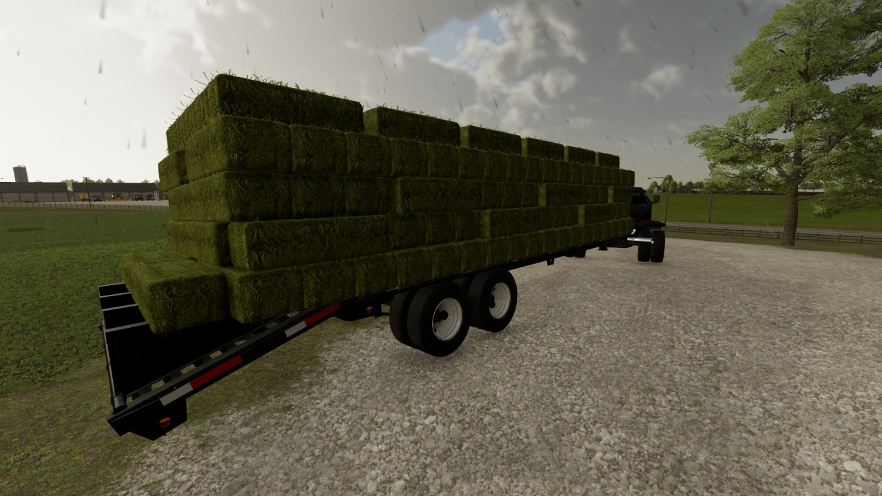 Lizard Gooseneck Bale Trailer (autoload)