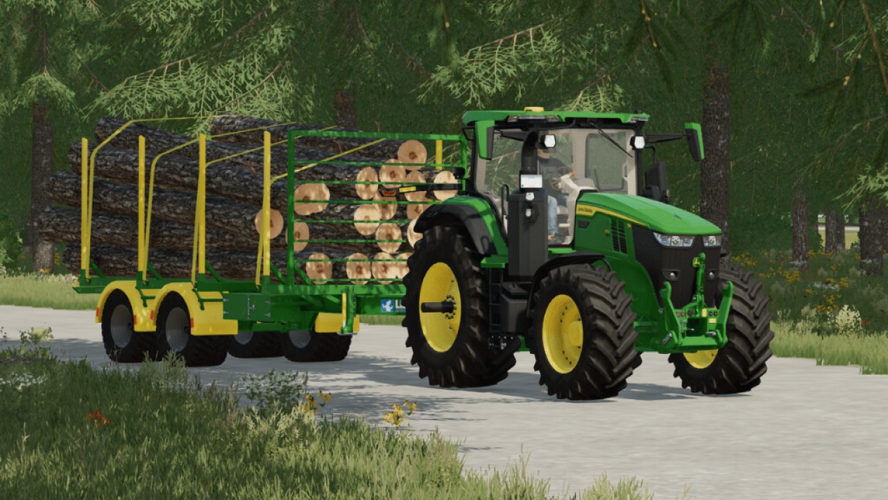 Lizard LT679 Kurzer Holz-Trailer