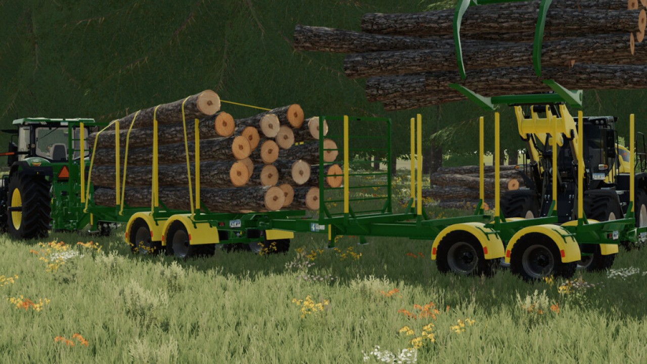 Lizard LT679 Kurzer Holz-Trailer