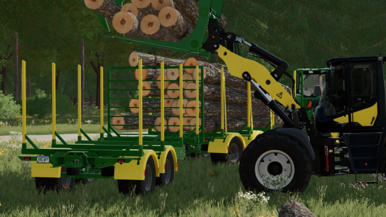 Lizard LT679 Kurzer Holz-Trailer