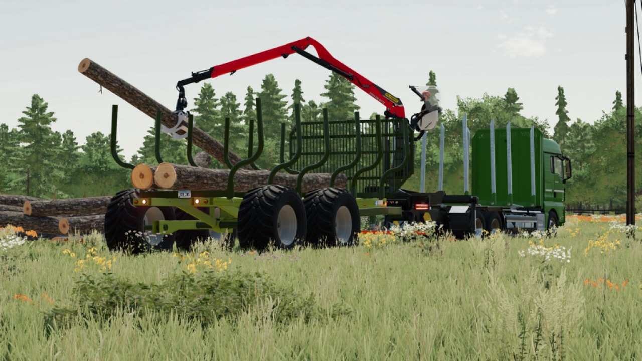 Lizard LT689 Long Log Trailer
