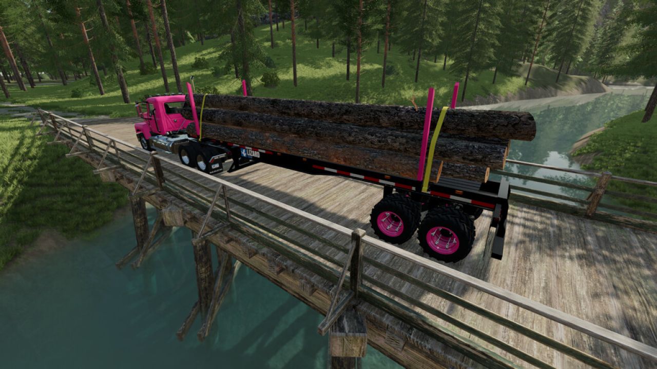 Lizard LT699 Semi Log Trailer