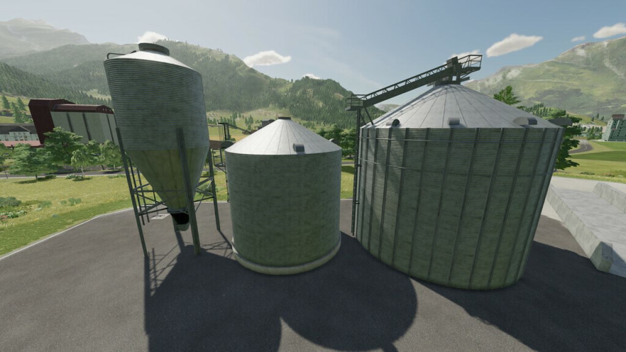 Silos Lizard avec stockage de liquide