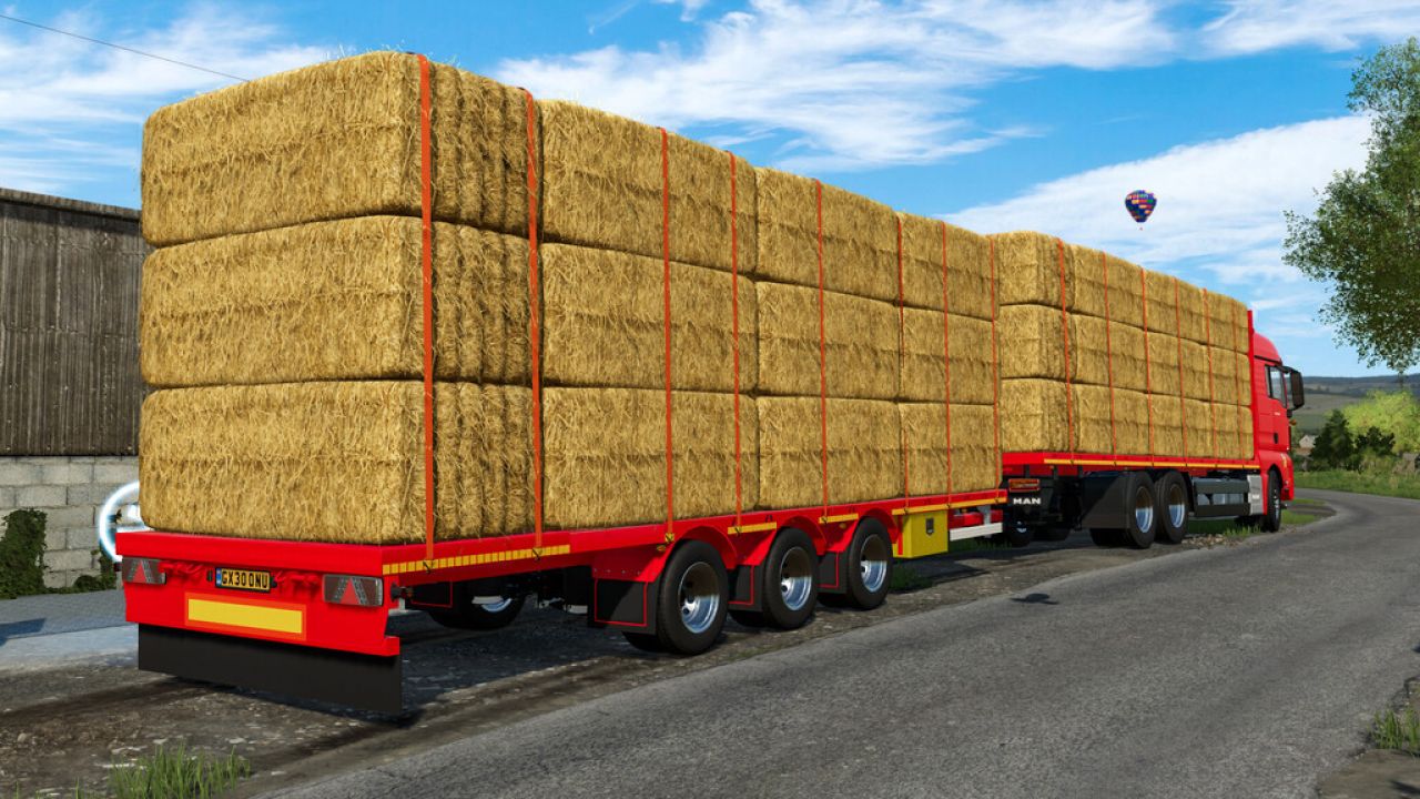 Lizard Straw Bale Trailer