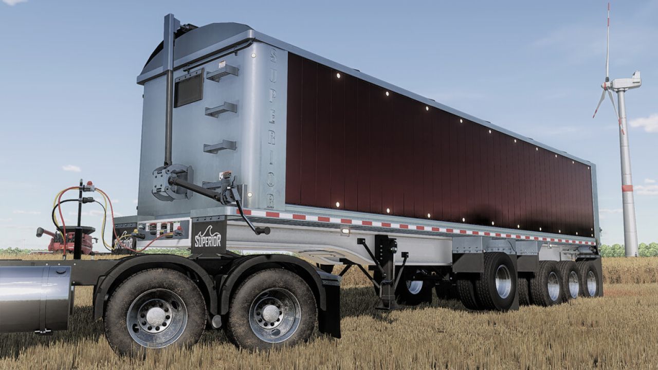 Lizard Superior End Dump Trailer Pack FS22 KingMods