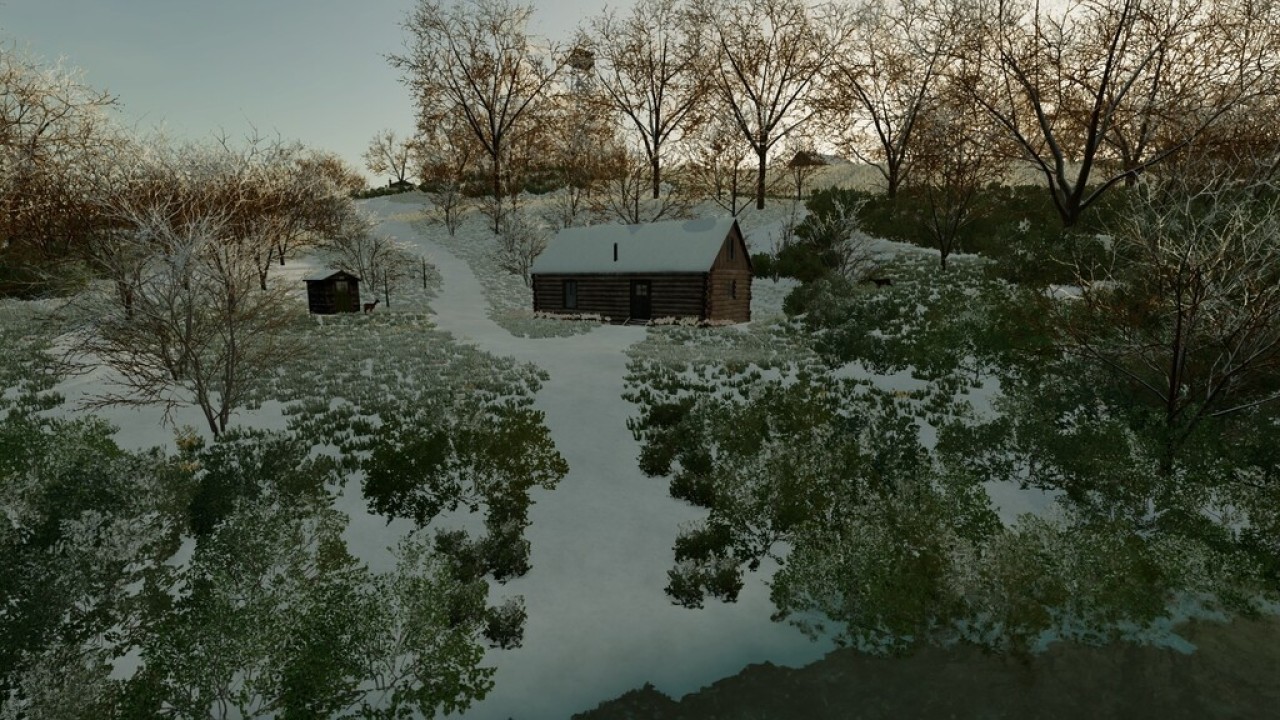 Cabane en rondins (ferme)