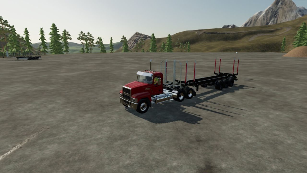 Long Log Trailer