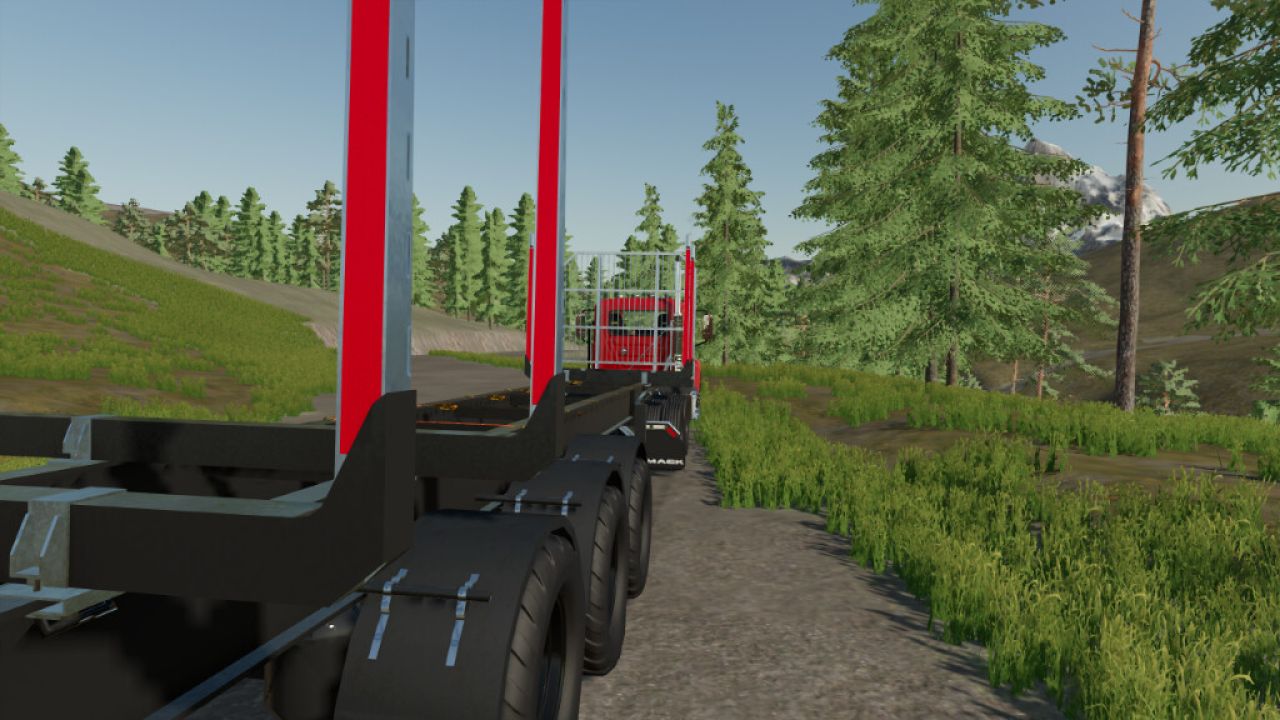 Long Log Trailer