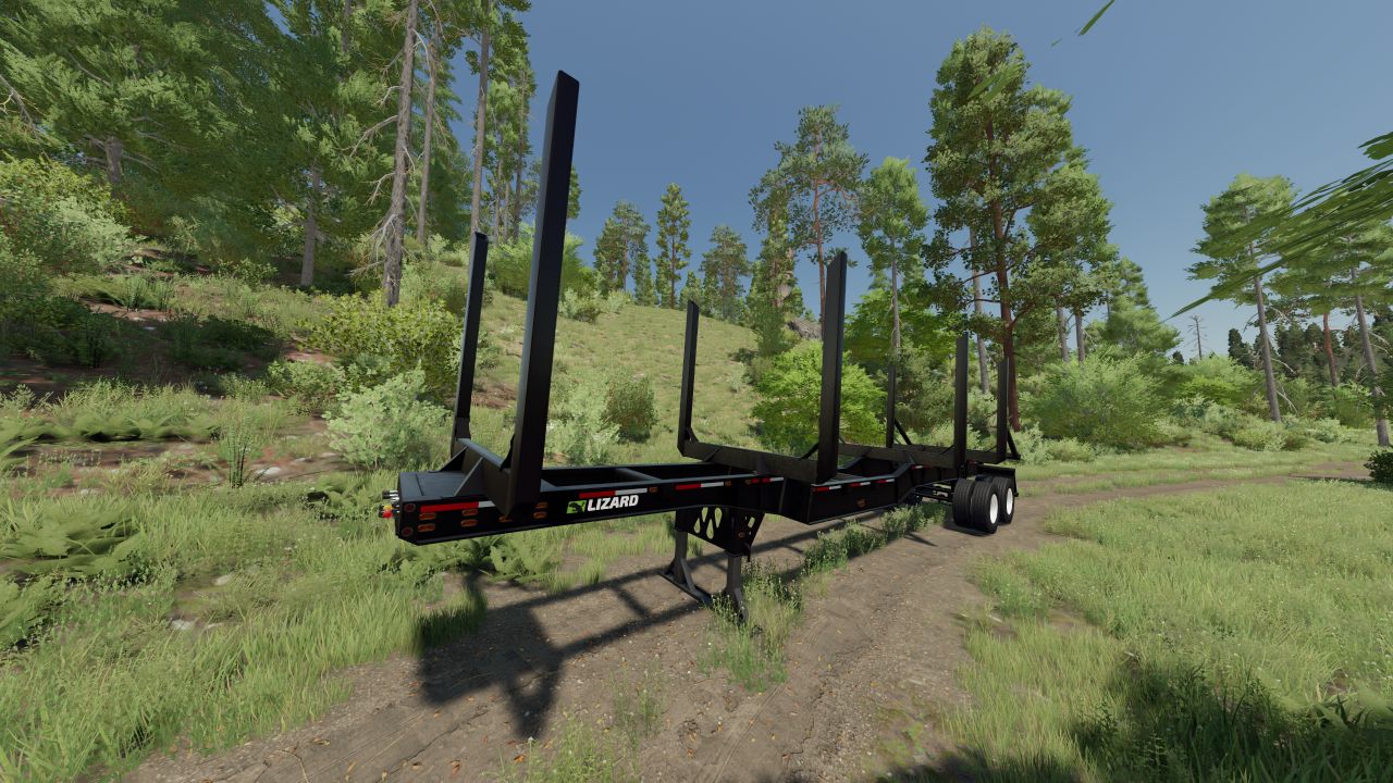 Long timber trailer