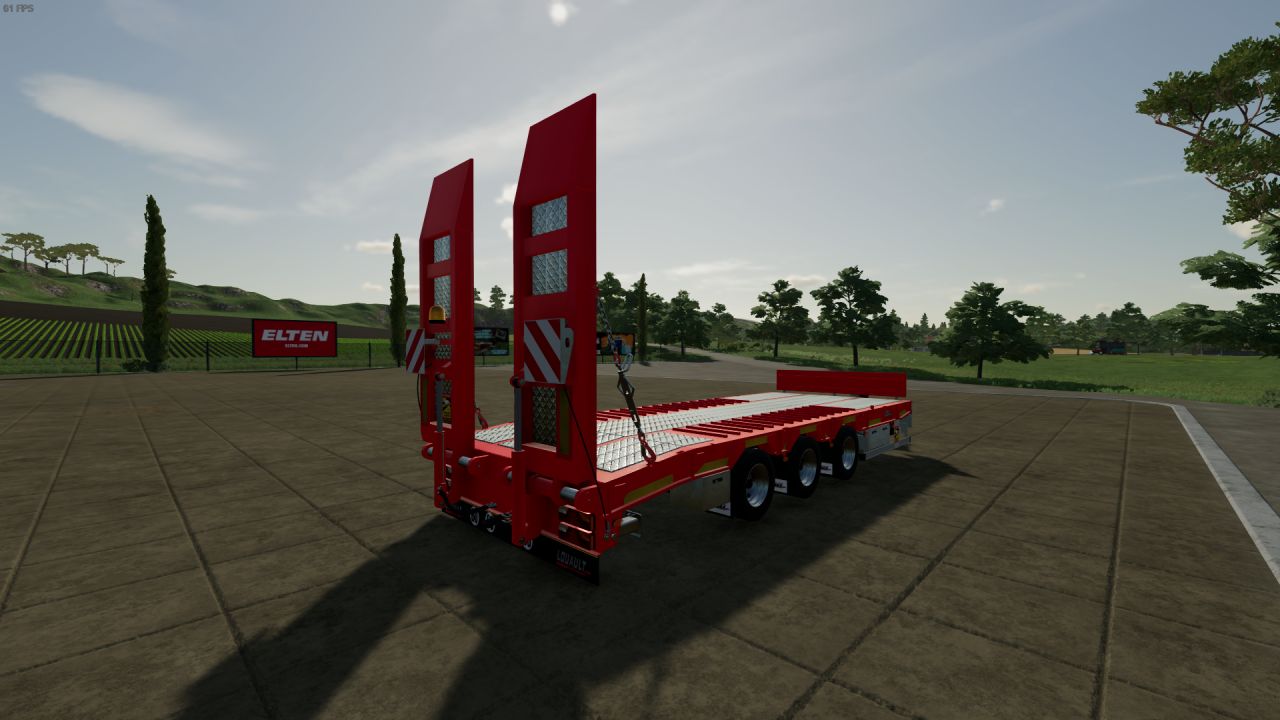 Transportador de equipamentos pesados ​​LOUAULT