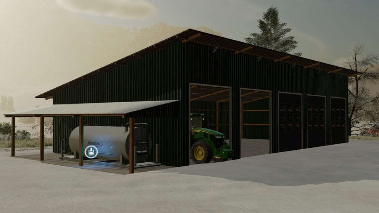 Machineshed With Gasstation