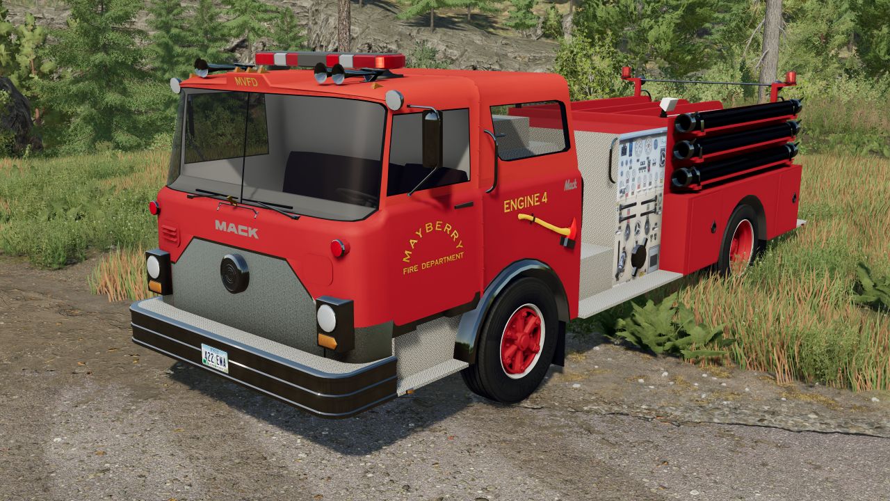 Mack CF fire truck