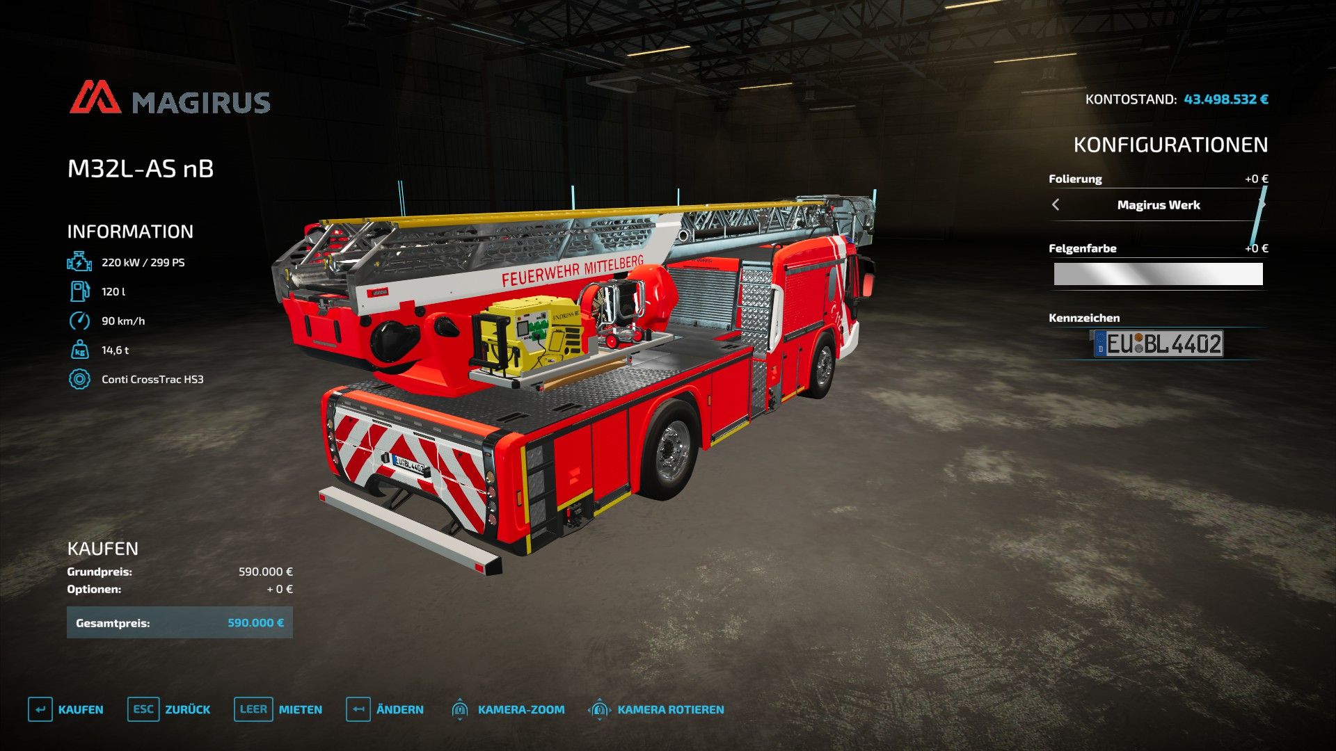 Magirus n.b DLK 23/12 Mittelberg fire department