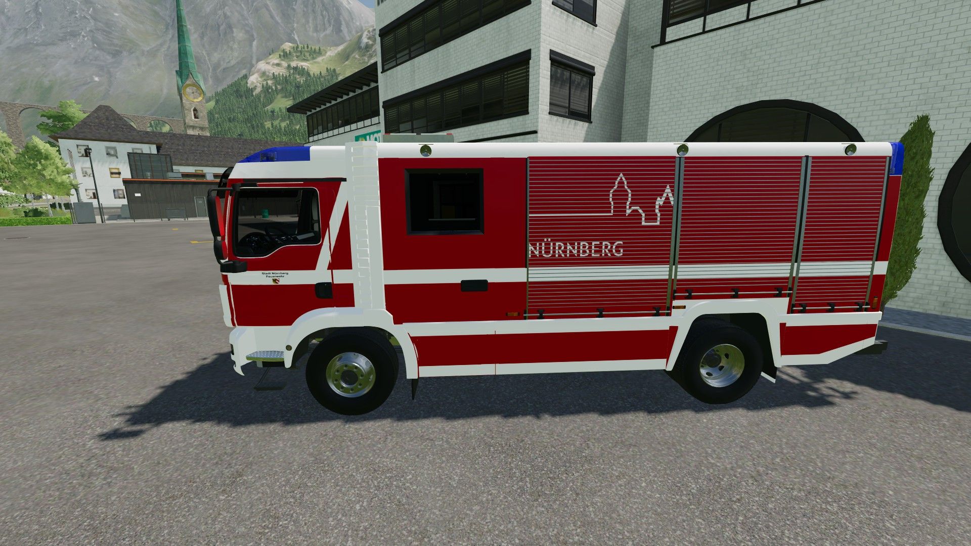 MAN HLF 20 (corpo de bombeiros profissional de Nuremberg)