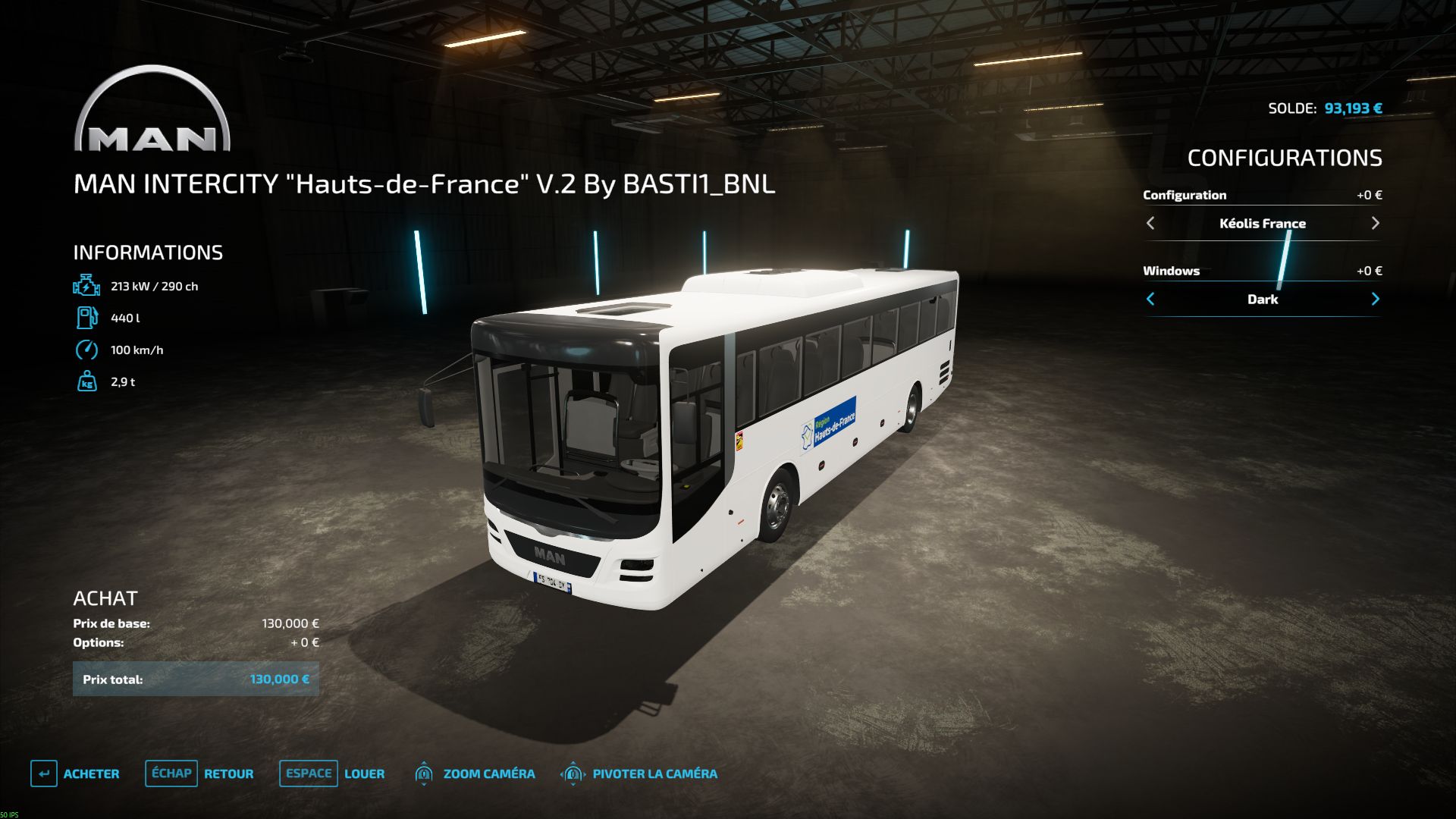 MAN INTERCITY - ÔNIBUS HAUTS-DE-FRANCE