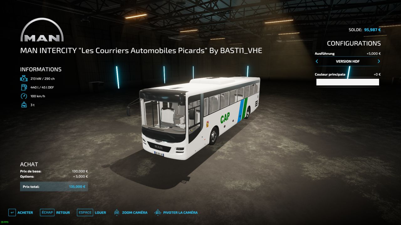 Man Intercity - Les Courriers Automobiles Picards