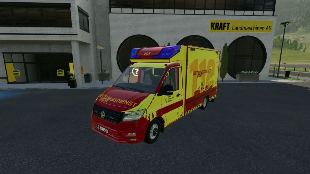 MAN TGE y Volkswagen Fahrtec RTW del departamento de bomberos de Bremen