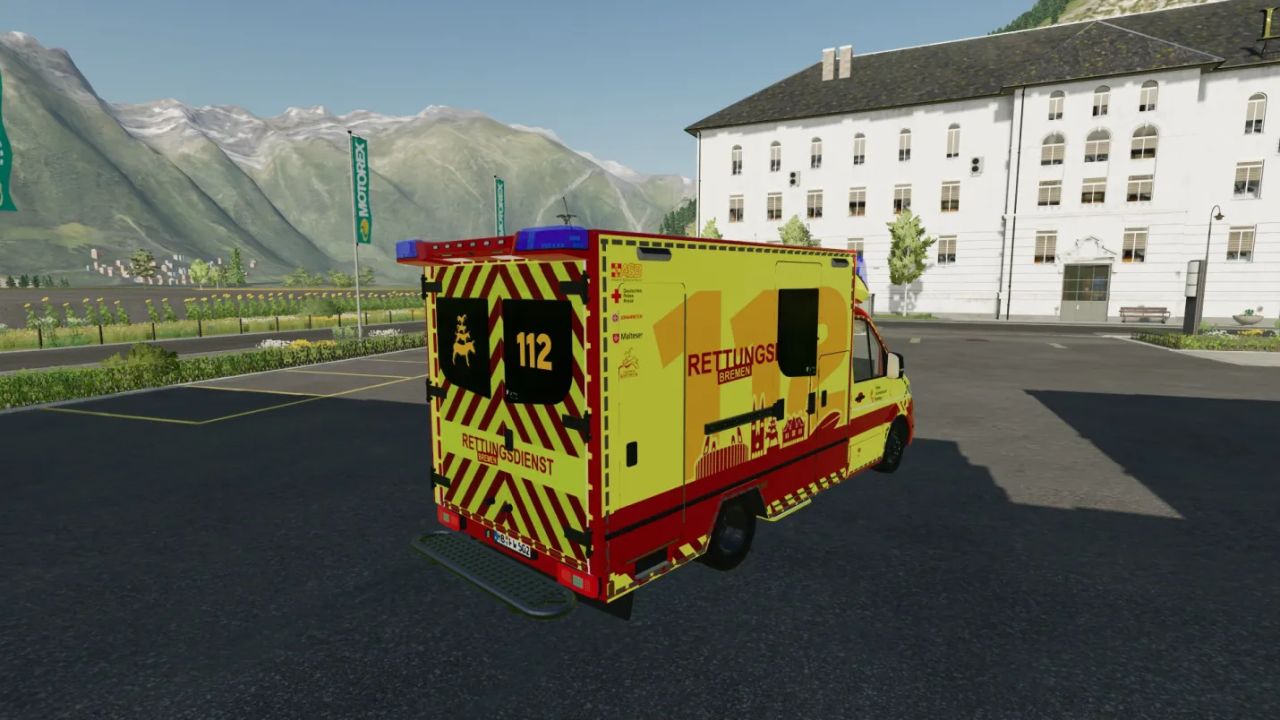 MAN TGE y Volkswagen Fahrtec RTW del departamento de bomberos de Bremen