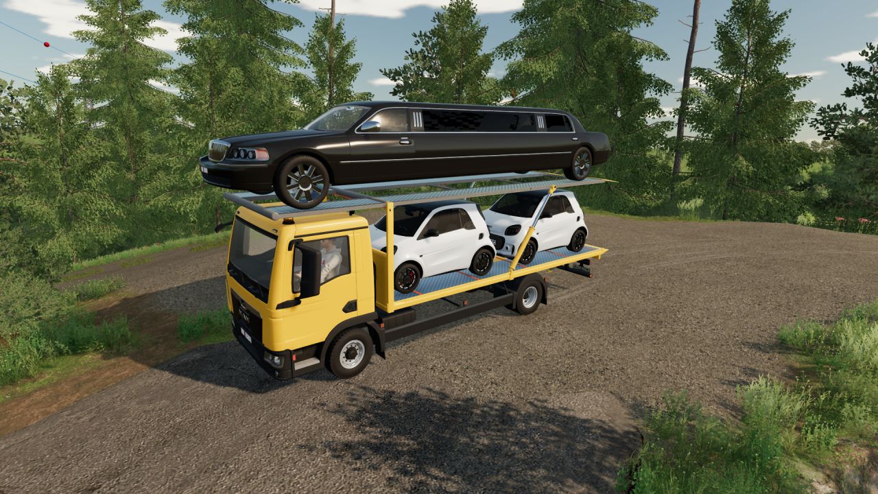 MAN TGL 12.220 Autotransporter FS22 - KingMods