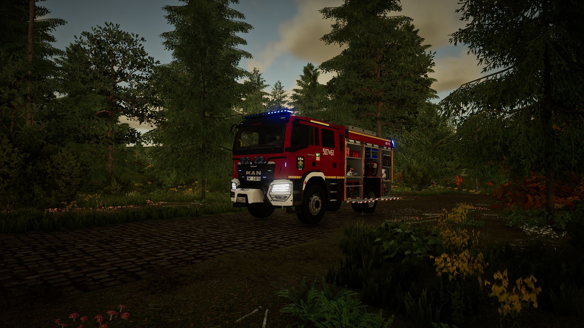MAN TGM 18.320 GBA 3/29 MotoTruck 507[D]61OSP Łazy