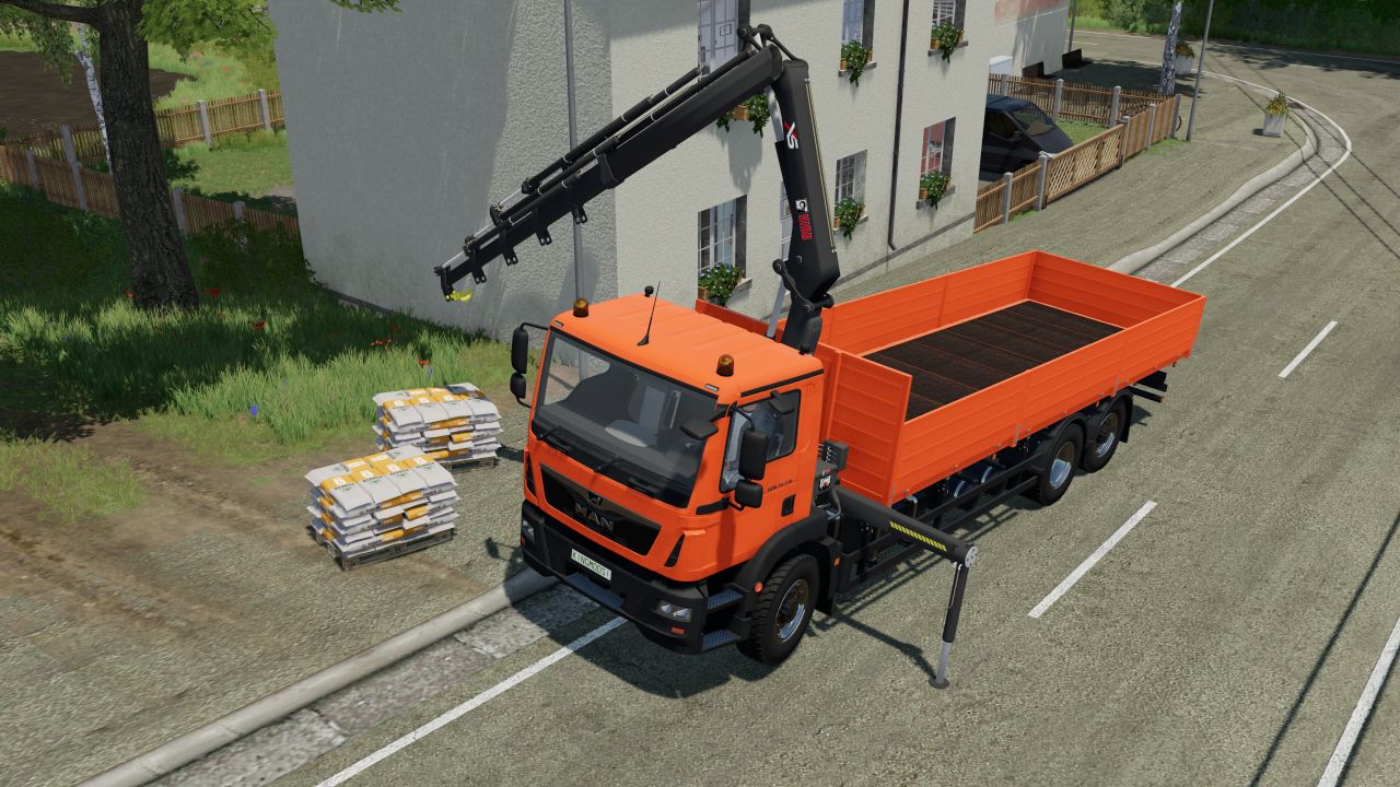 MAN TGM 26.320 6x2 HIAB XS z dźwigiem