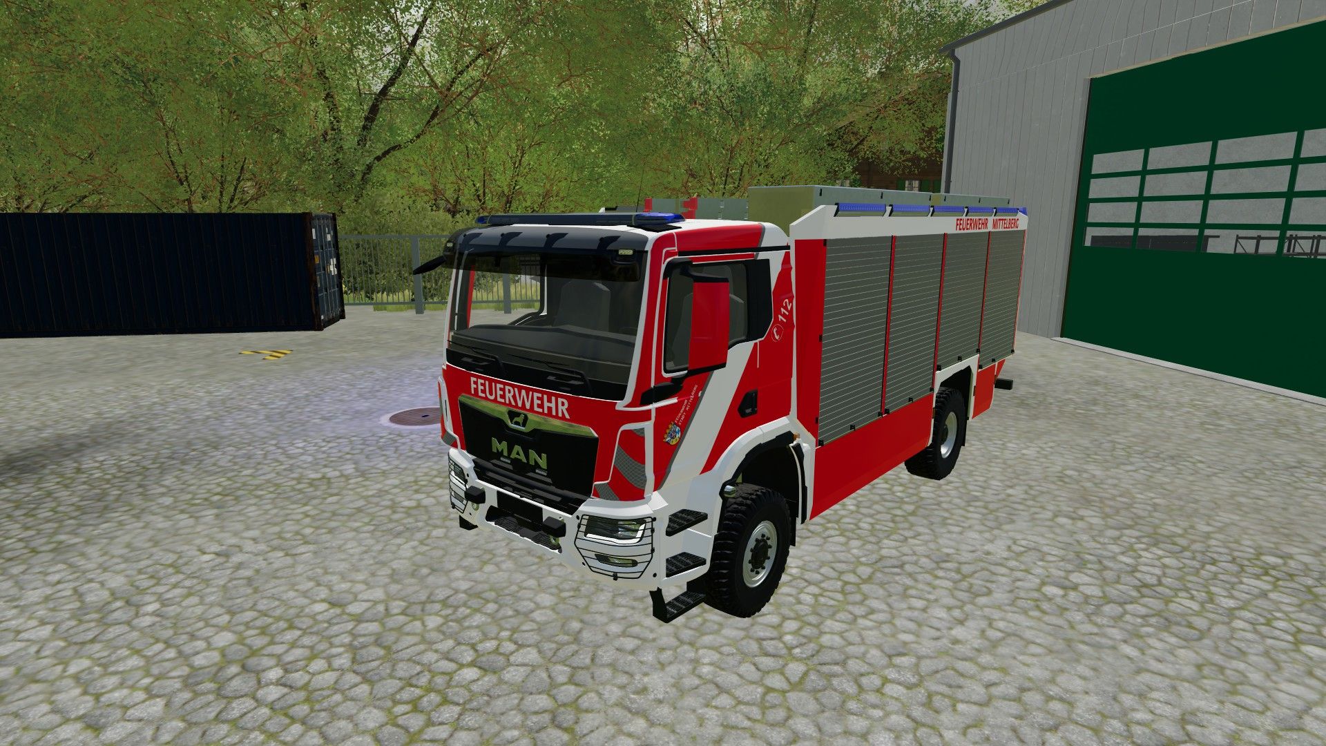 MAN TGM Ziegler véhicule de secours des sapeurs-pompiers de Mittelberg