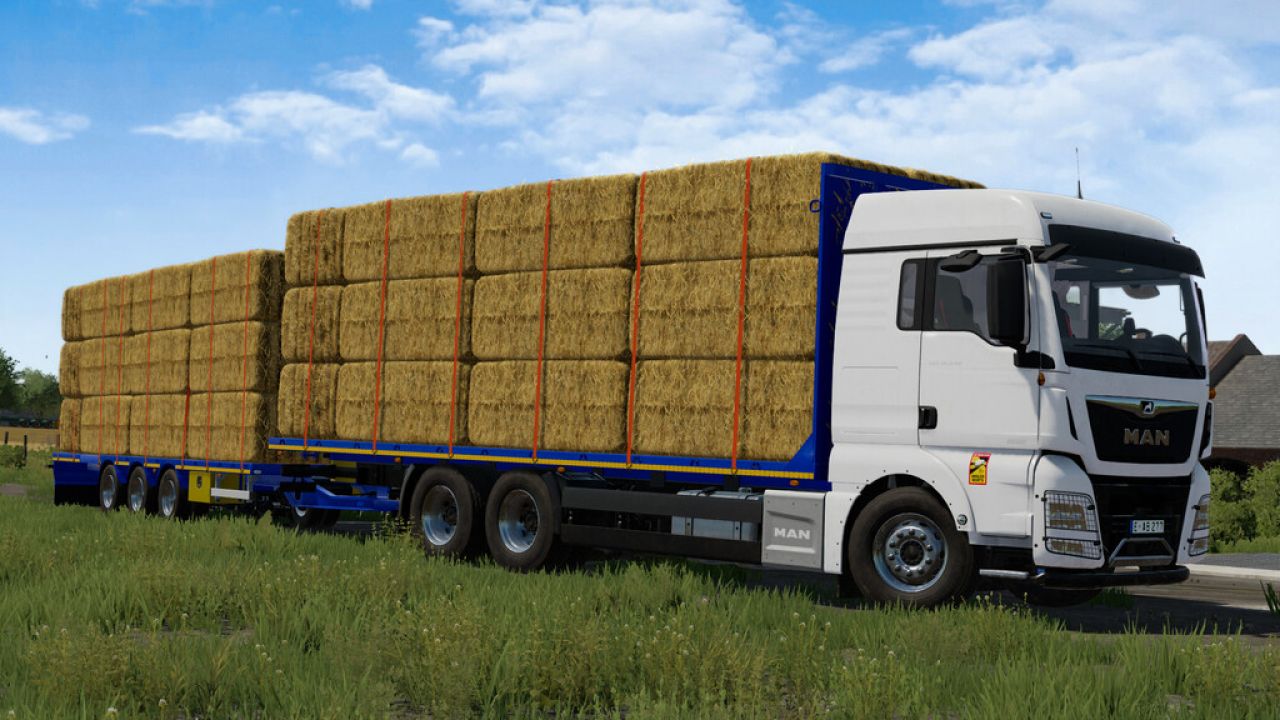 MAN TGX 26.640 Straw Bale