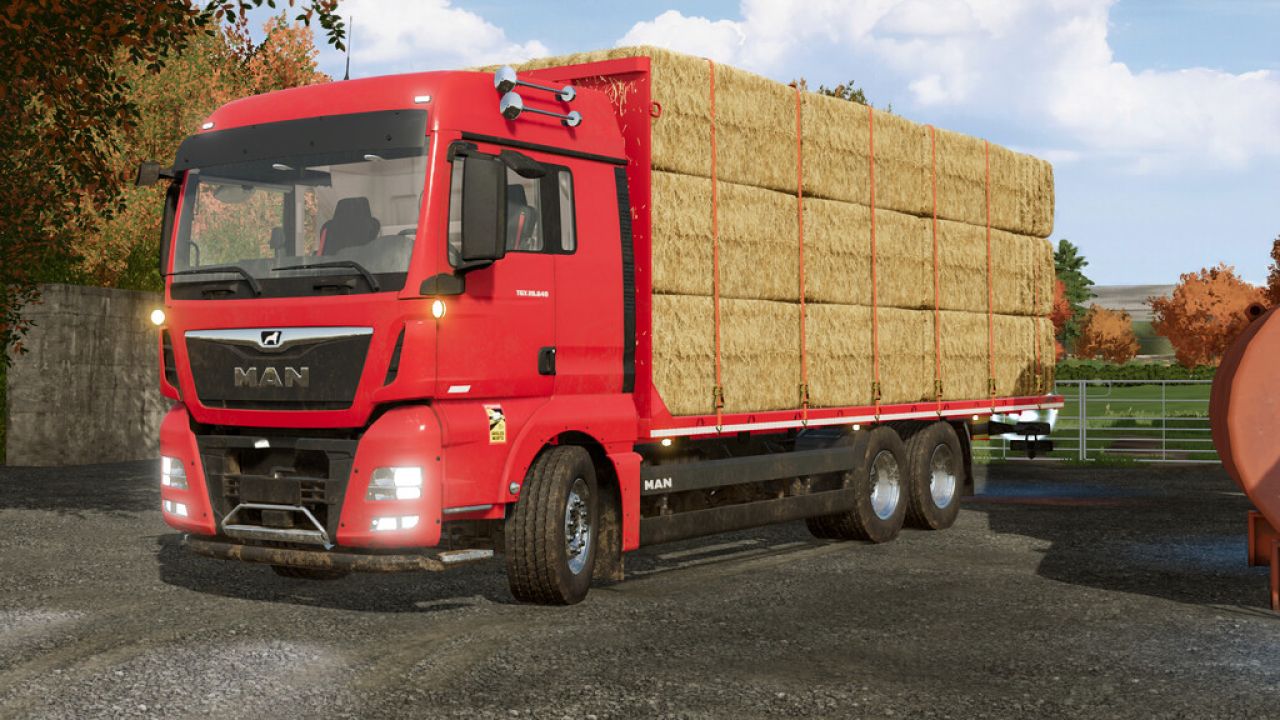 MAN TGX 26.640 Straw Bale