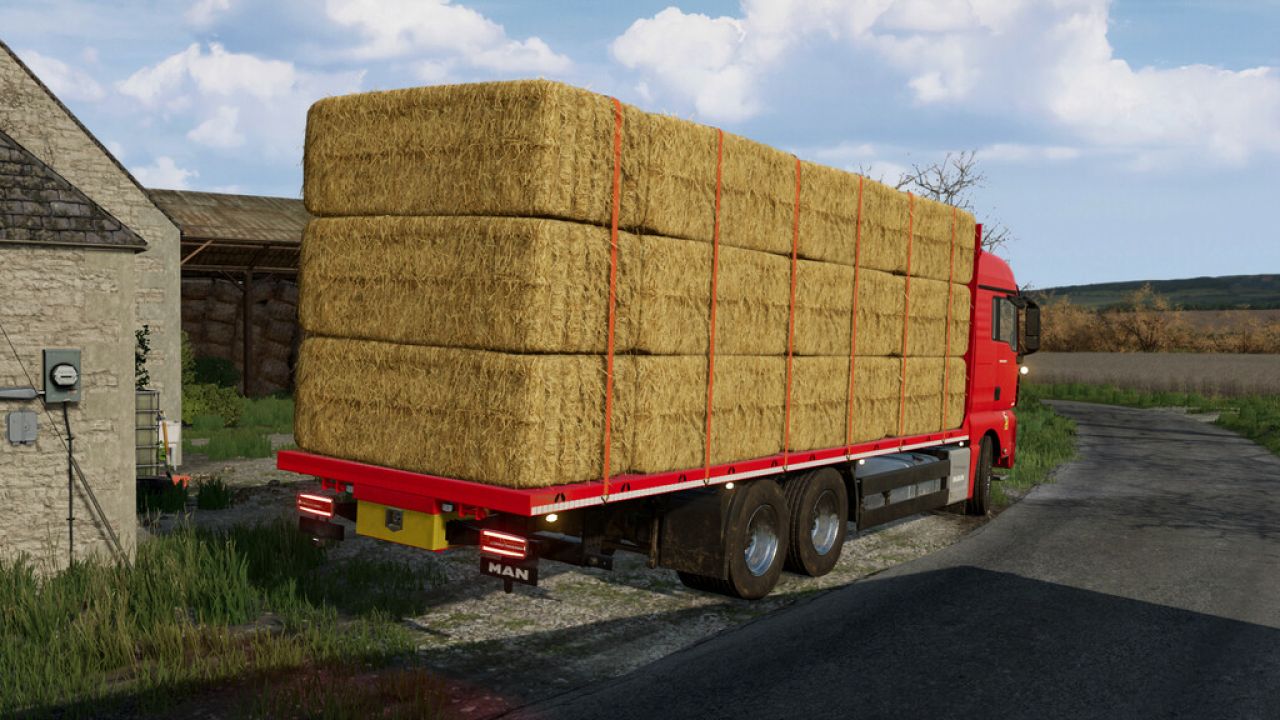 MAN TGX 26.640 Straw Bale