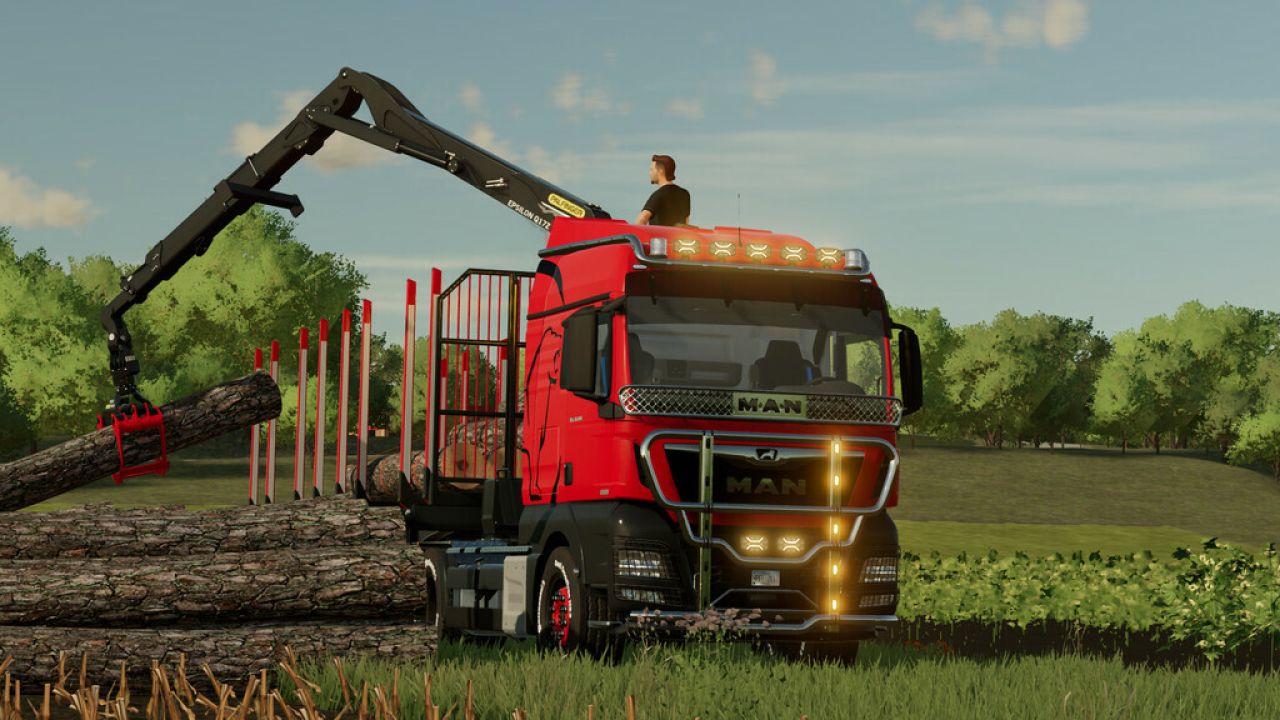 Semi-camion forestier MAN TGX
