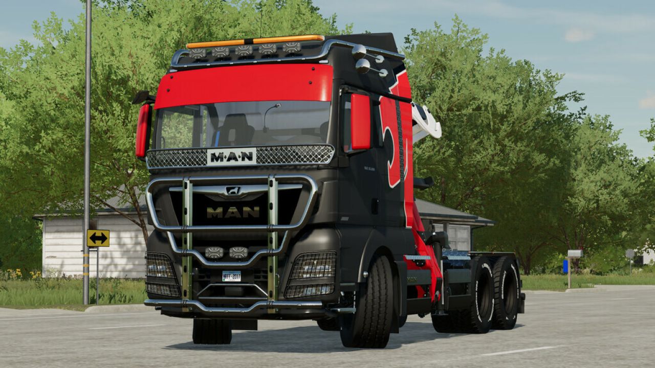 MAN TGX Forest Semi-Truck