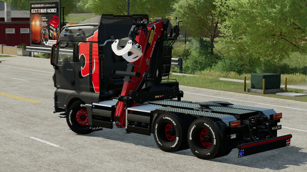 Semi-camion forestier MAN TGX