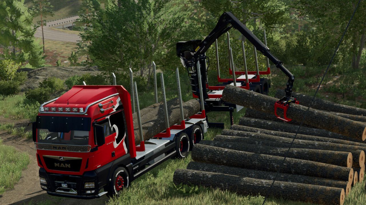 MAN TGX spécial forêt